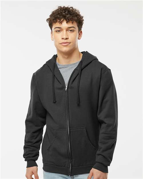 331 - Unisex Full-Zip Hooded Sweatshirt