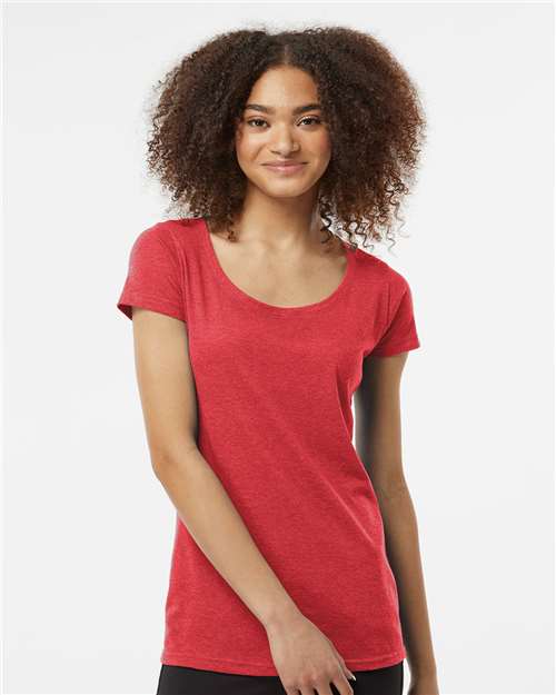 243 - Women's Poly-Rich Scoop Neck T-Shirt