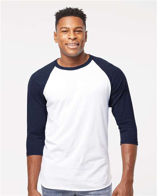 245 - Unisex Fine Jersey Raglan T-Shirt