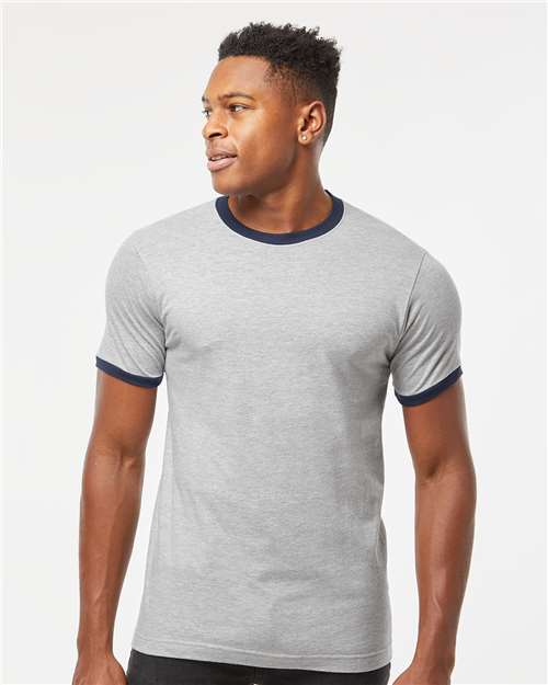 Unisex Fine Jersey Ringer T-Shirt