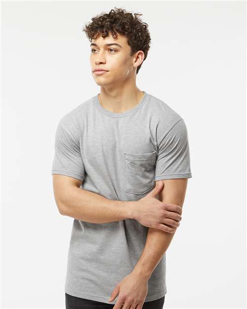 293 - Unisex Heavyweight Jersey Pocket T-Shirt