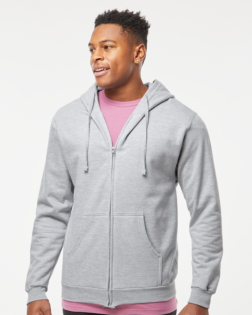 331 - Unisex Full-Zip Hooded Sweatshirt