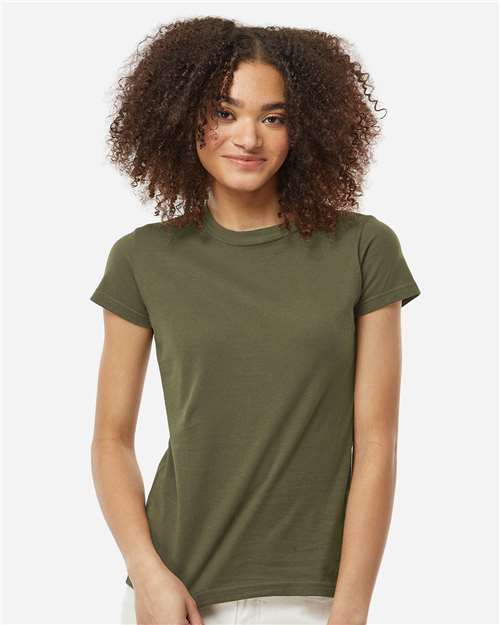 213 - Women's Fine Jersey Slim Fit T-Shirt