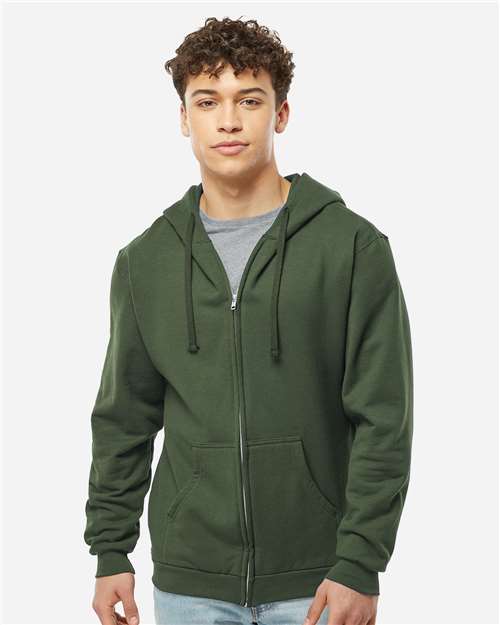 331 - Unisex Full-Zip Hooded Sweatshirt