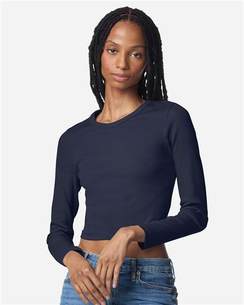 BR2107 - Women's Baby Rib Long Sleeve Fitted Tee