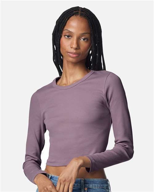 BR2107 - Women's Baby Rib Long Sleeve Fitted Tee