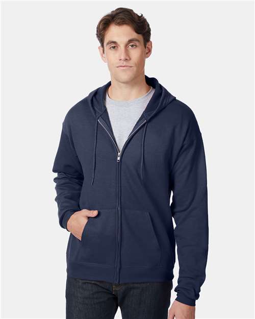 P180 - Unisex EcoSmart® Full-Zip Hooded Sweatshirt