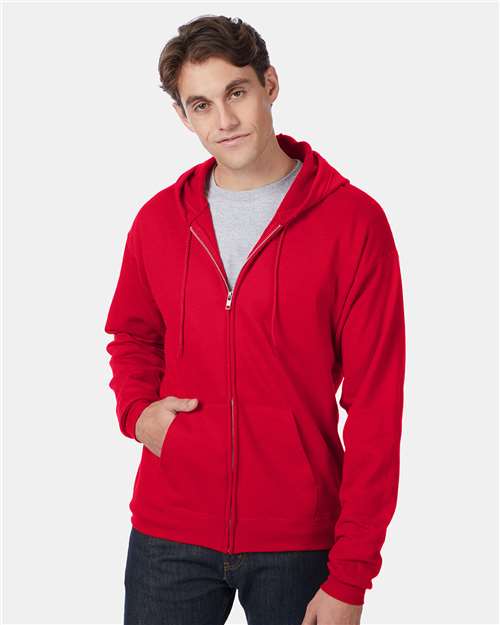 P180 - Unisex EcoSmart® Full-Zip Hooded Sweatshirt