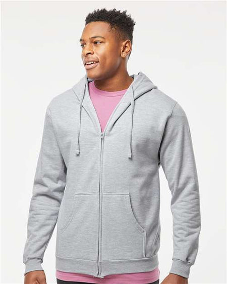 331 - Unisex Full-Zip Hooded Sweatshirt