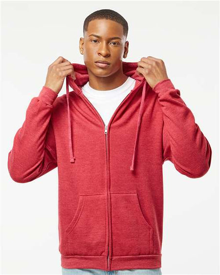 331 - Unisex Full-Zip Hooded Sweatshirt