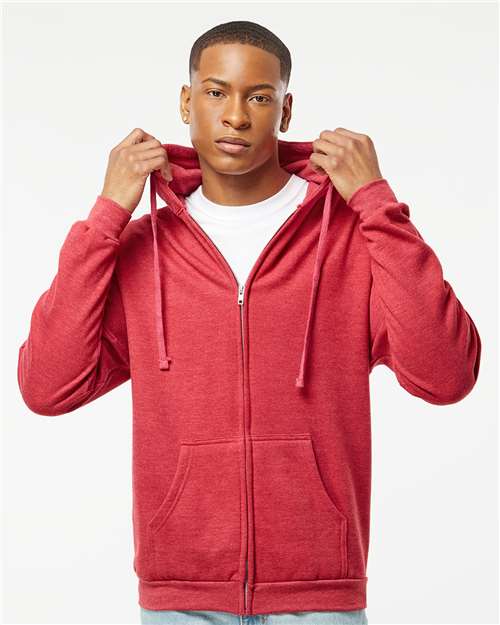331 - Unisex Full-Zip Hooded Sweatshirt