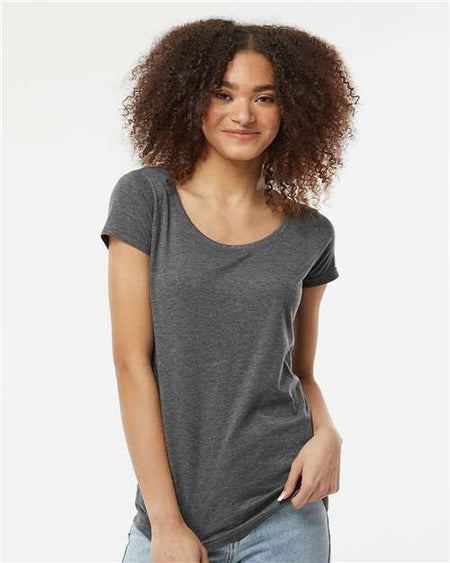 243 - Women's Poly-Rich Scoop Neck T-Shirt