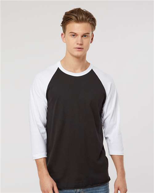 245 - Unisex Fine Jersey Raglan T-Shirt