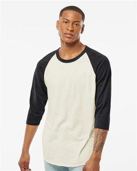 245 - Unisex Fine Jersey Raglan T-Shirt
