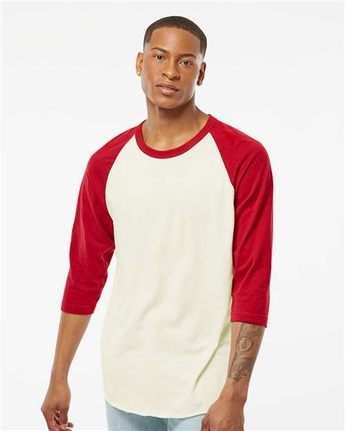 245 - Unisex Fine Jersey Raglan T-Shirt