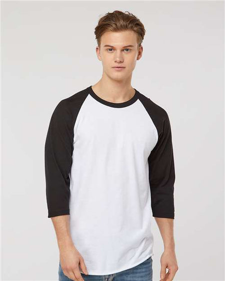 245 - Unisex Fine Jersey Raglan T-Shirt