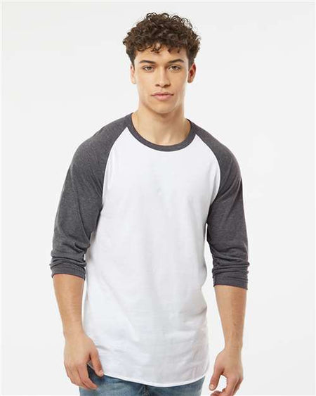 245 - Unisex Fine Jersey Raglan T-Shirt