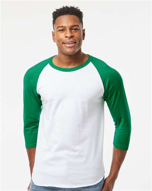 245 - Unisex Fine Jersey Raglan T-Shirt