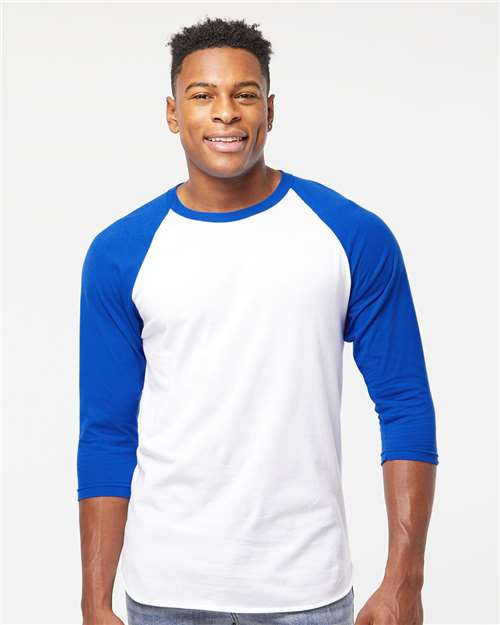 245 - Unisex Fine Jersey Raglan T-Shirt