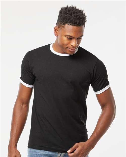 246 - Unisex Fine Jersey Ringer T-Shirt