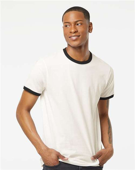 Unisex Fine Jersey Ringer T-Shirt