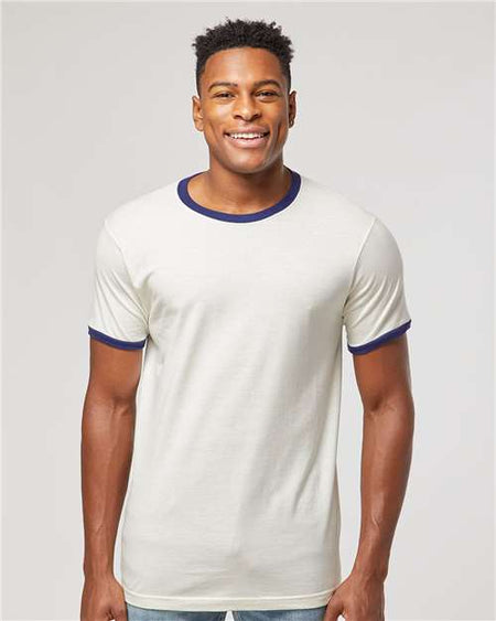 Unisex Fine Jersey Ringer T-Shirt