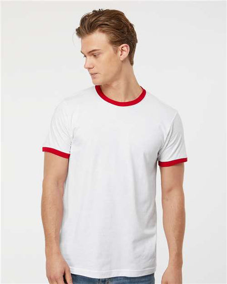 Unisex Fine Jersey Ringer T-Shirt