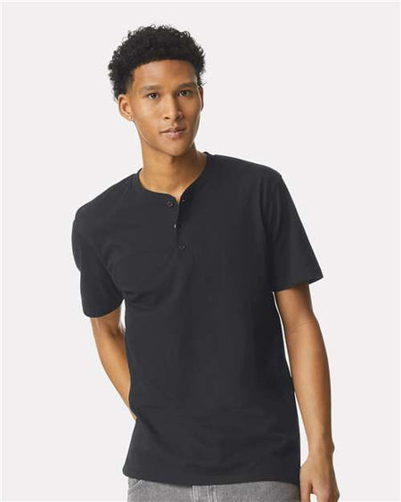 2004CVC - Unisex CVC Henley Tee