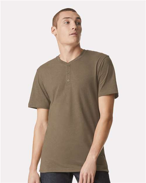 2004CVC - Unisex CVC Henley Tee