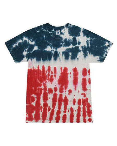 1000 - Unisex Multi-Color Tie-Dyed T-Shirt