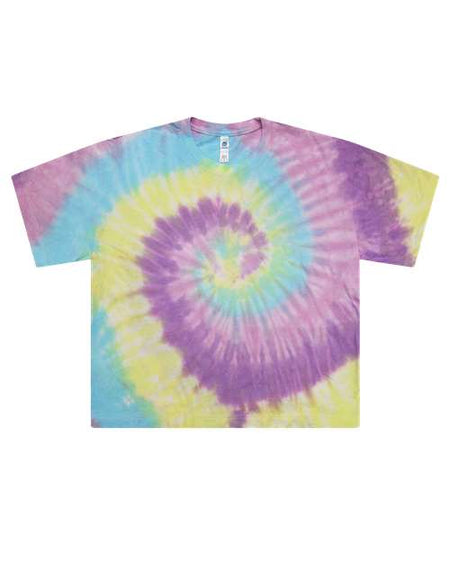 1050 - Women's Tie-Dyed Crop T-Shirt