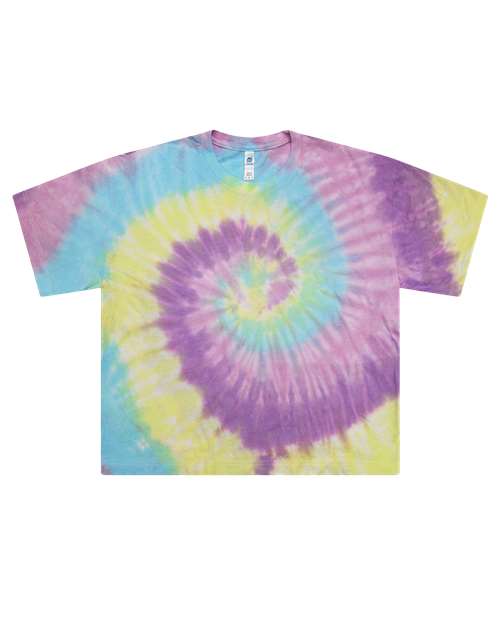 1050 - Women's Tie-Dyed Crop T-Shirt