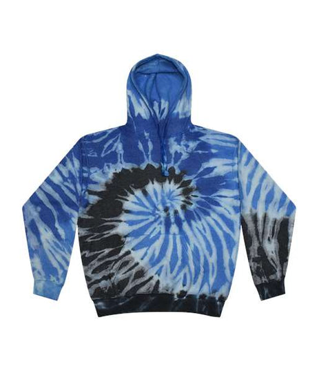 8600 - Unisex Tie-Dyed Cloud Inside-Out Fleece Hooded Sweatshirt