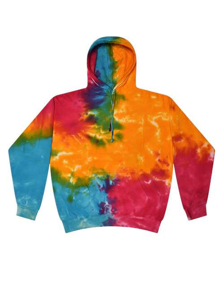 8777Y - Youth Tie-Dyed Hooded Sweatshirt