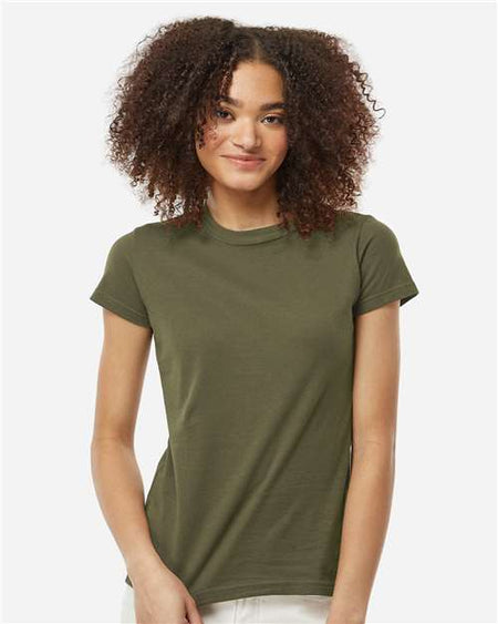 213 - Women's Fine Jersey Slim Fit T-Shirt