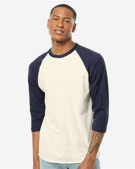 245 - Unisex Fine Jersey Raglan T-Shirt