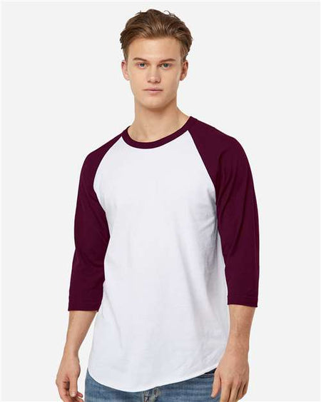 245 - Unisex Fine Jersey Raglan T-Shirt