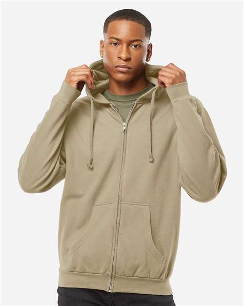 331 - Unisex Full-Zip Hooded Sweatshirt