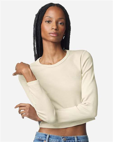 BR2107 - Women's Baby Rib Long Sleeve Fitted Tee