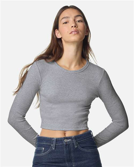 BR2107 - Women's Baby Rib Long Sleeve Fitted Tee