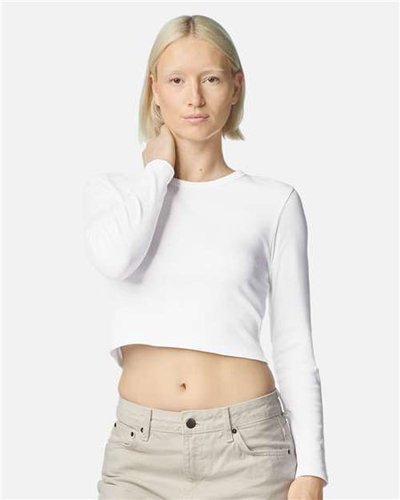 BR2107 - Women's Baby Rib Long Sleeve Fitted Tee