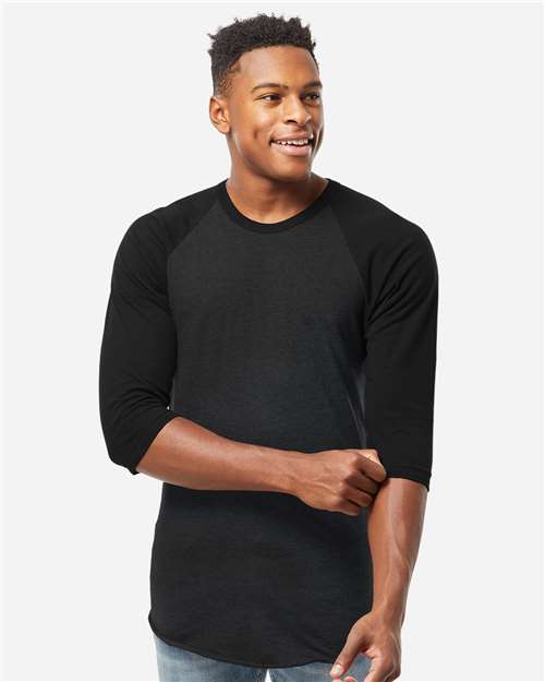 245 - Unisex Fine Jersey Raglan T-Shirt