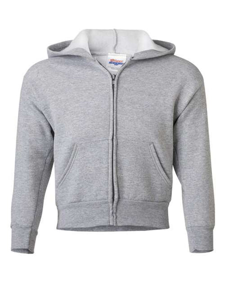 P480 - Youth EcoSmart® Full-Zip Hooded Sweatshirt