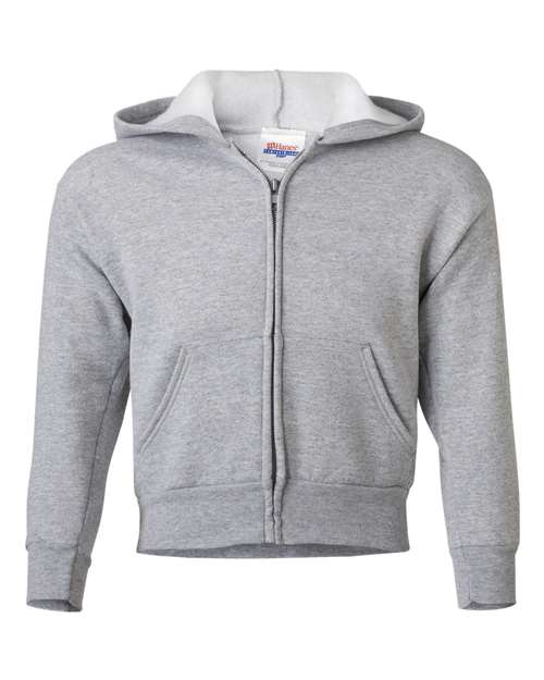P480 - Youth EcoSmart® Full-Zip Hooded Sweatshirt