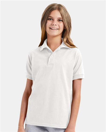 054Y - Youth EcoSmart® Jersey Polo