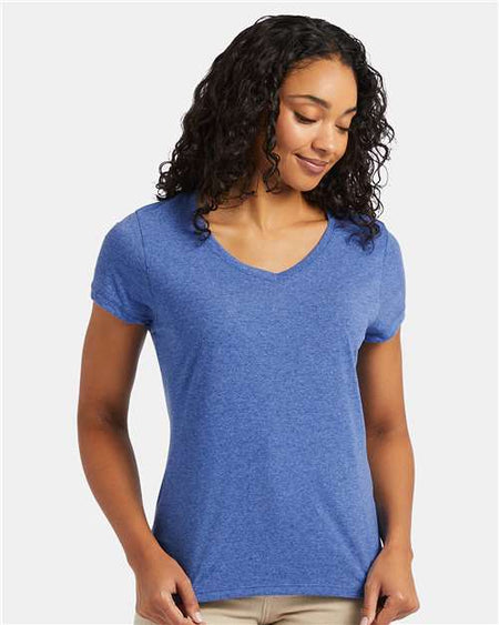 42VT - Women's Perfect-T Triblend V-Neck T-Shirt
