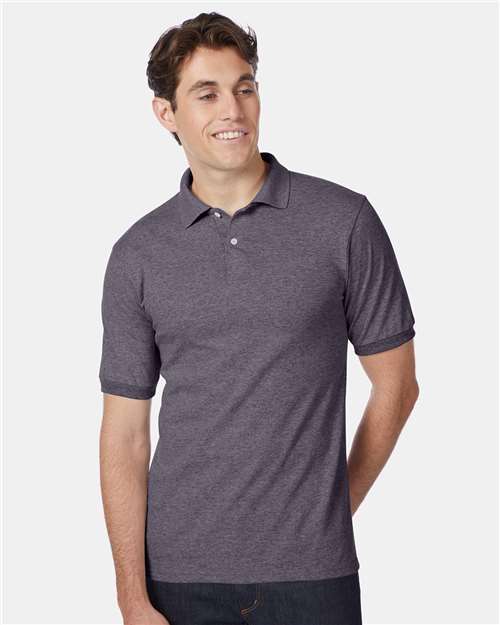 054X - Unisex EcoSmart® Jersey Polo